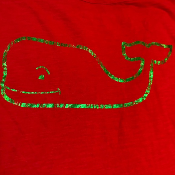 Vineyard Vines girl’s Large Graphic Tee Foil Vintage Whale Slub size L 14 - Picture 7 of 7